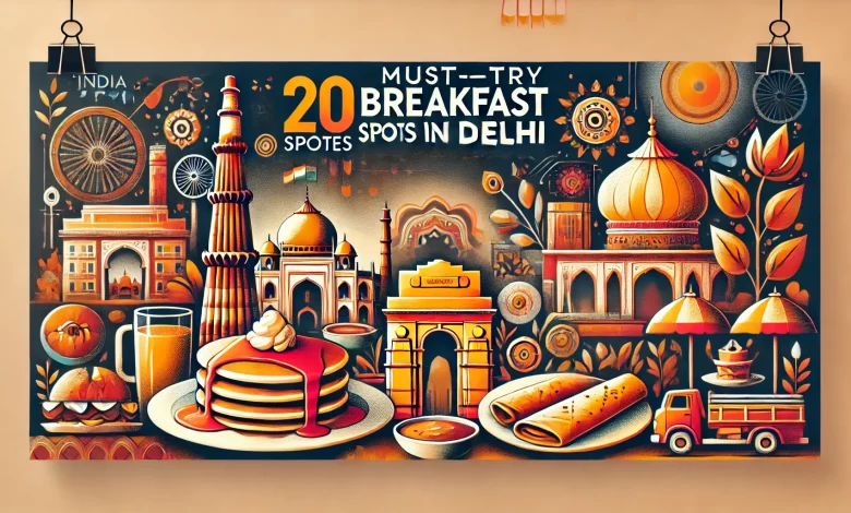 20 Must-Try Breakfast Spots in Delhi