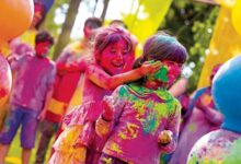 Holi celebration in India