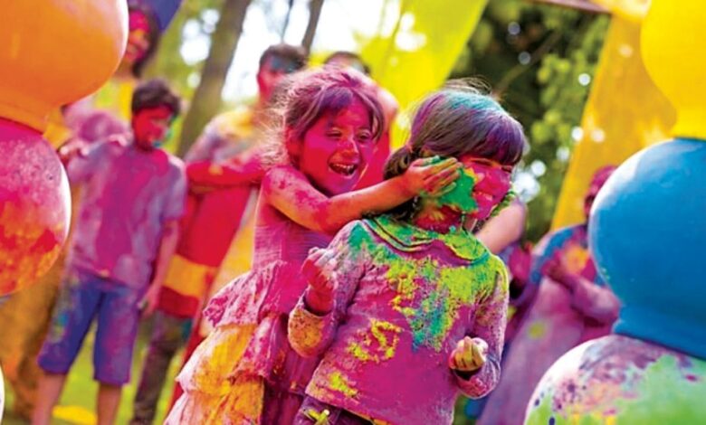 Holi celebration in India